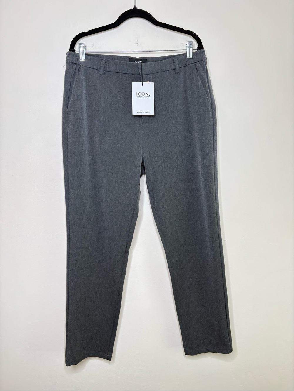 Icon Amsterdam Silvio Men’s Trouser Pants Gray